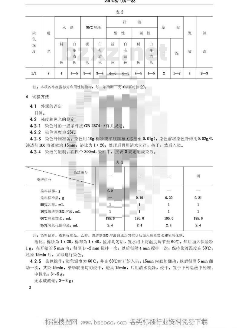 HG/T 3418-1988 硫化还原深蓝4RB(硫化还原蓝RNX)(原ZB/T G57007-1988) HG/T 3418-1988 硫化还原深蓝4RB(硫化还原蓝RNX)(原ZB/T G57007-1988)