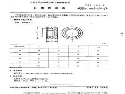 HG/T 3198-1981 石墨管端头