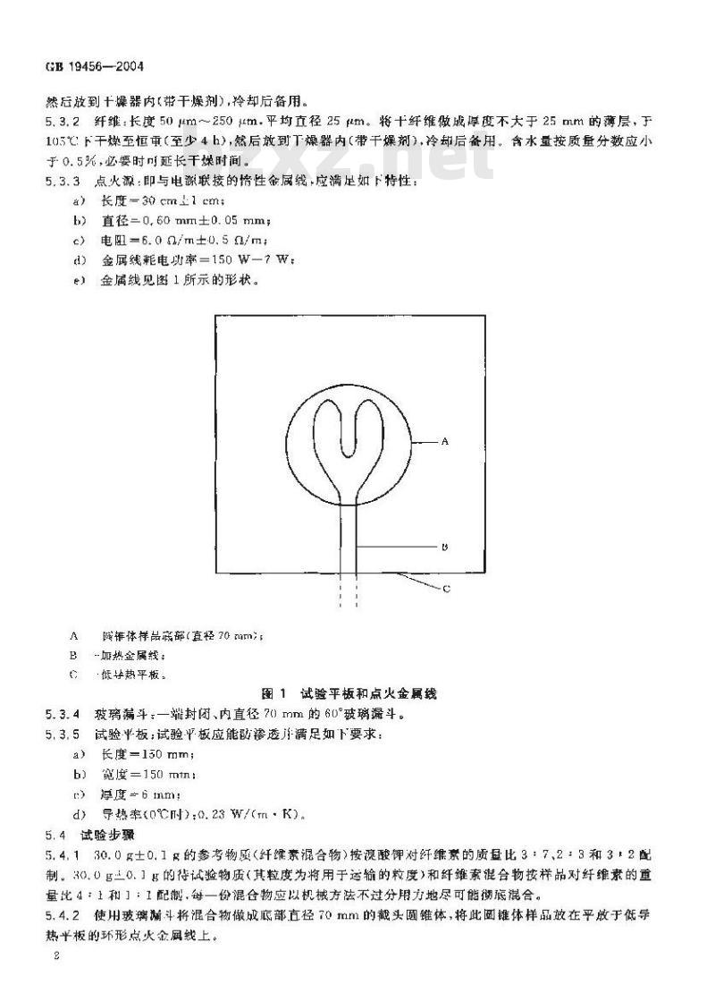 GB 19456-2004 硝酸盐类危险货物危险特性检验安全规范
