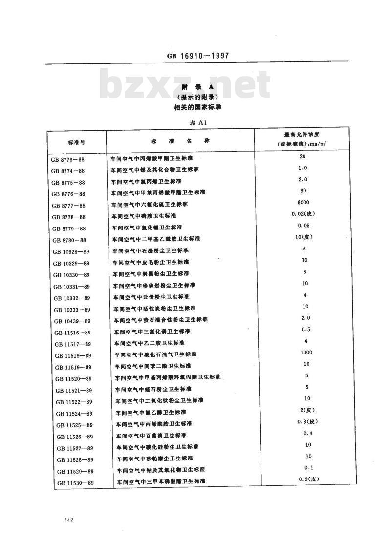 GB 16910-1997 小型工业企业建厂劳动卫生基本技术条件