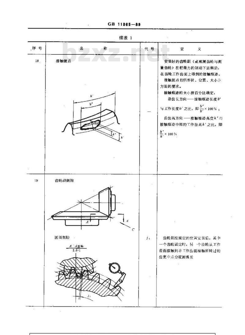 GB/T 11365-1989 锥齿轮和准双曲面齿轮精度 GB/T 11365-1989 锥齿轮和准双曲面齿轮精度