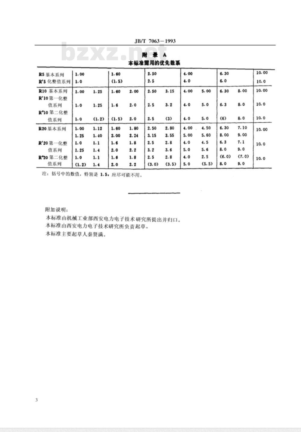 JB/T 7063-1993 电力半导体器件额定电压和电流 JB/T 7063-1993 电力半导体器件额定电压和电流
