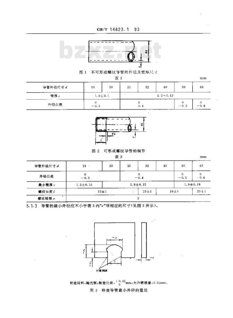 GB/T 14823.1-1993 电气安装用导管 特殊要求--金属导管 GB/T 14823.1-1993 电气安装用导管 特殊要求--金属导管