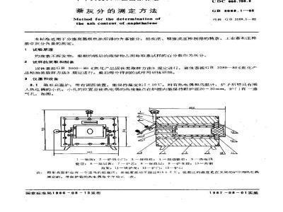 GB/T 3069.1-1986 萘灰分的测定方法