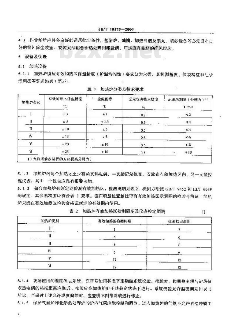 JB/T 10175-2000 热处理质量控制要求
