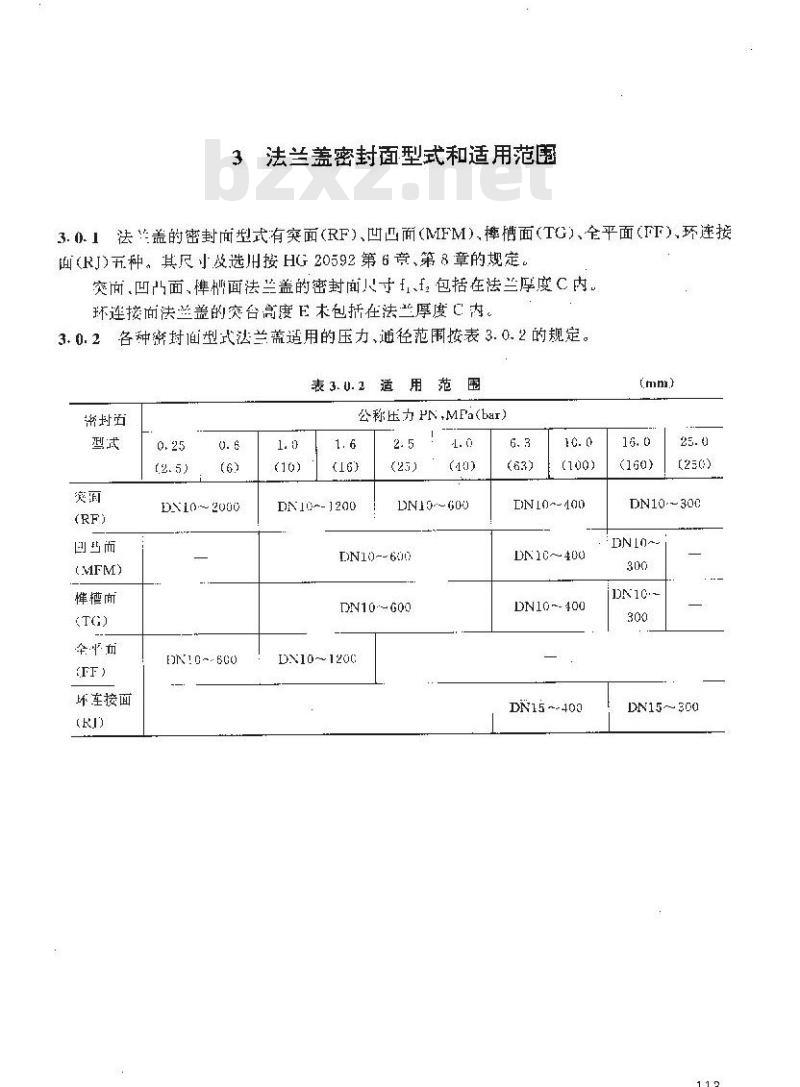 HG 20601-1997 钢制管法兰盖(欧洲体系)