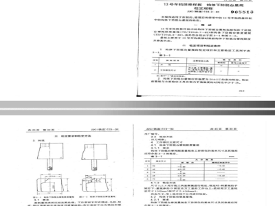 JJG(铁道) 119.3-1994 13号车钩段修样板 钩体下防脱台量规检定规程
