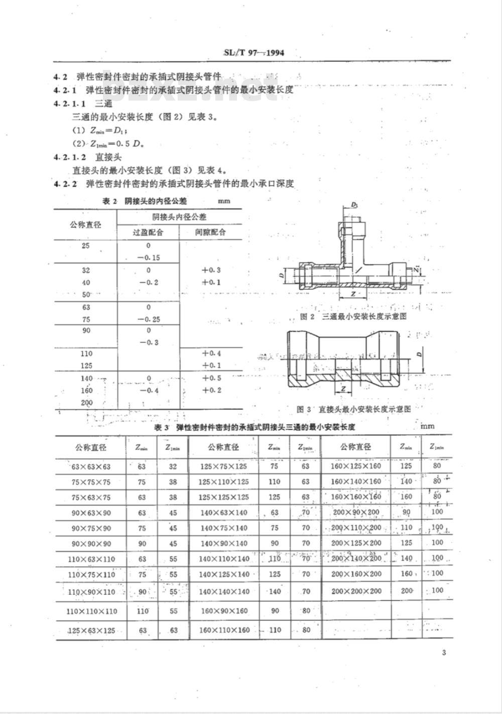 SL/T 97-1994 喷灌用塑料管件基本参数及技术条件 SL/T 97-1994 SL/T 97-1994 喷灌用塑料管件基本参数及技术条件 SL/T 97-1994
