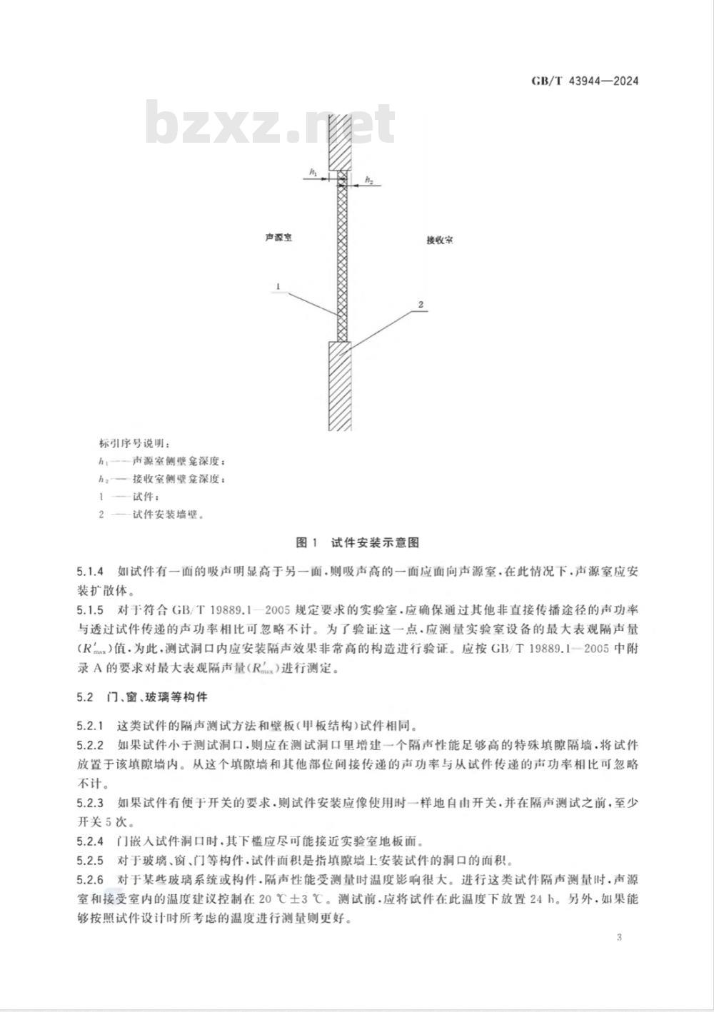 GB/T 43944-2024船舶内装材料计权隔声指数测量方法 