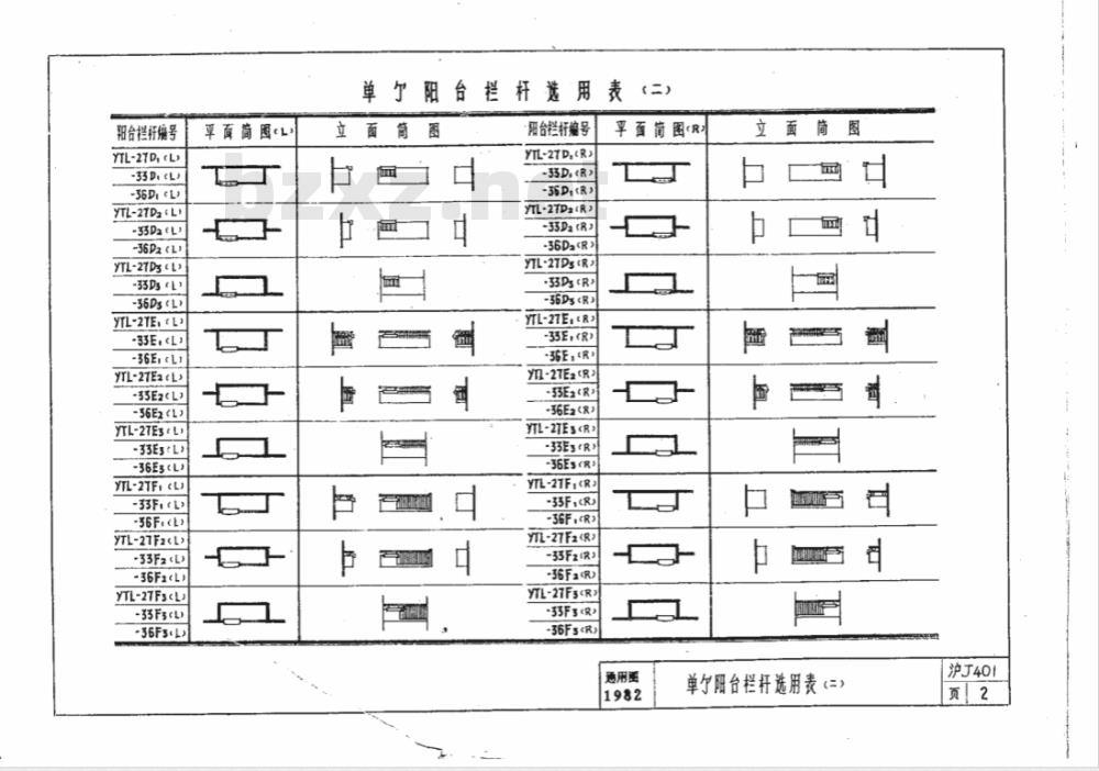 DBJT 08-2-1983 阳台楼梯栏杆 DBJT 08-2-1983 阳台楼梯栏杆