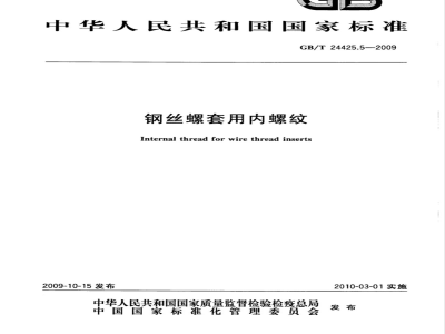 GB/T 24425.5-2009  钢丝螺套用内螺纹