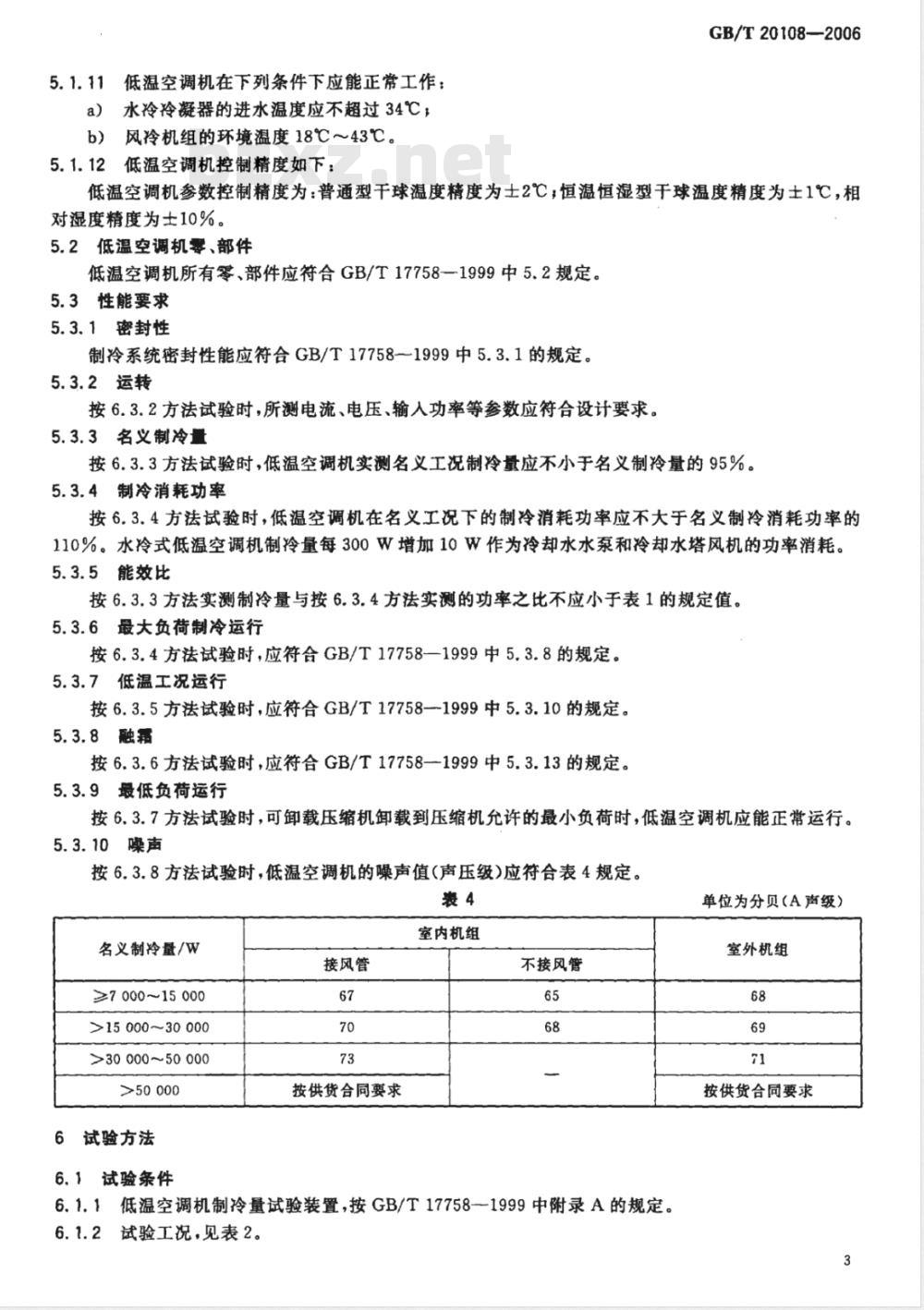 GB/T 20108-2006 低温单式空调机 GB/T 20108-2006 低温单式空调机