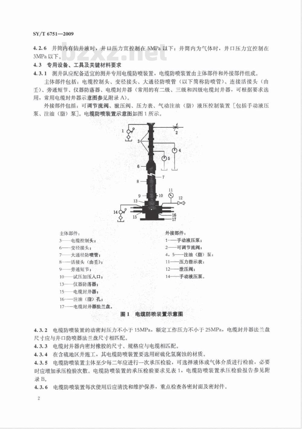 SY/T 6751-2009 欠平衡测井作业技术规范 SY/T 6751-2009 欠平衡测井作业技术规范