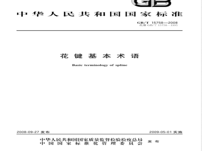 GB/T 15758-2008 花键基本术语