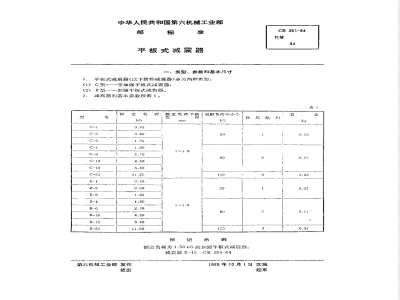 CB 351-1964 平板式减震器
