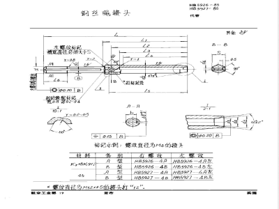 HB 5927-1985 钢丝绳接头