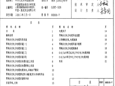 00D101-7 预制分支电力电缆安装
