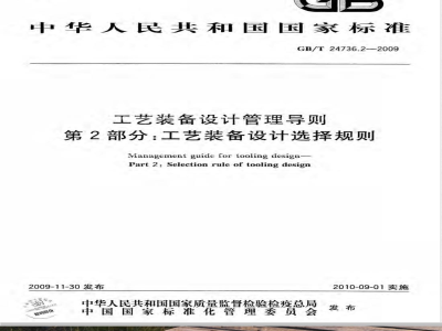 GB/T 24736.2-2009  工艺装备设计管理导则 第2部分：工艺装备设计选择规则