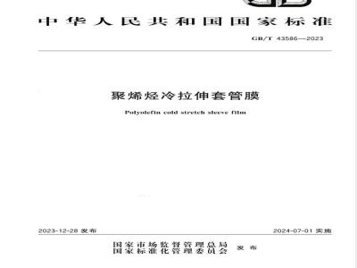 GB/T 43586-2023聚烯烃冷拉伸套管膜 