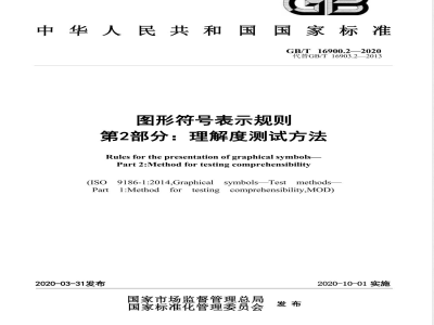 GB/T 16900.2-2020图形符号表示规则 第2部分：理解度测试方法 