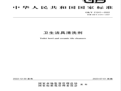 GB/T 21241-2022卫生洁具清洗剂 