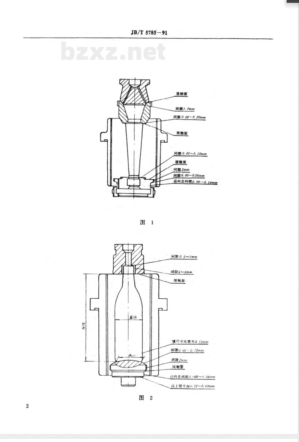 JB/T 5785-1991 玻璃制品模具技术条件
