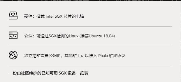 矿工硬件配置