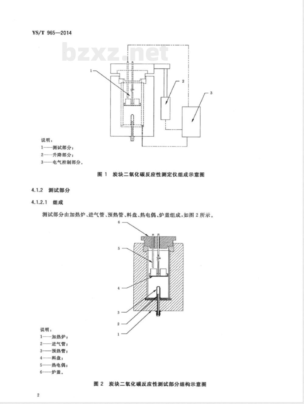 YS/T 965-2014铝用预焙阳极二氧化碳反应性测定仪 YS/T 965-2014铝用预焙阳极二氧化碳反应性测定仪
