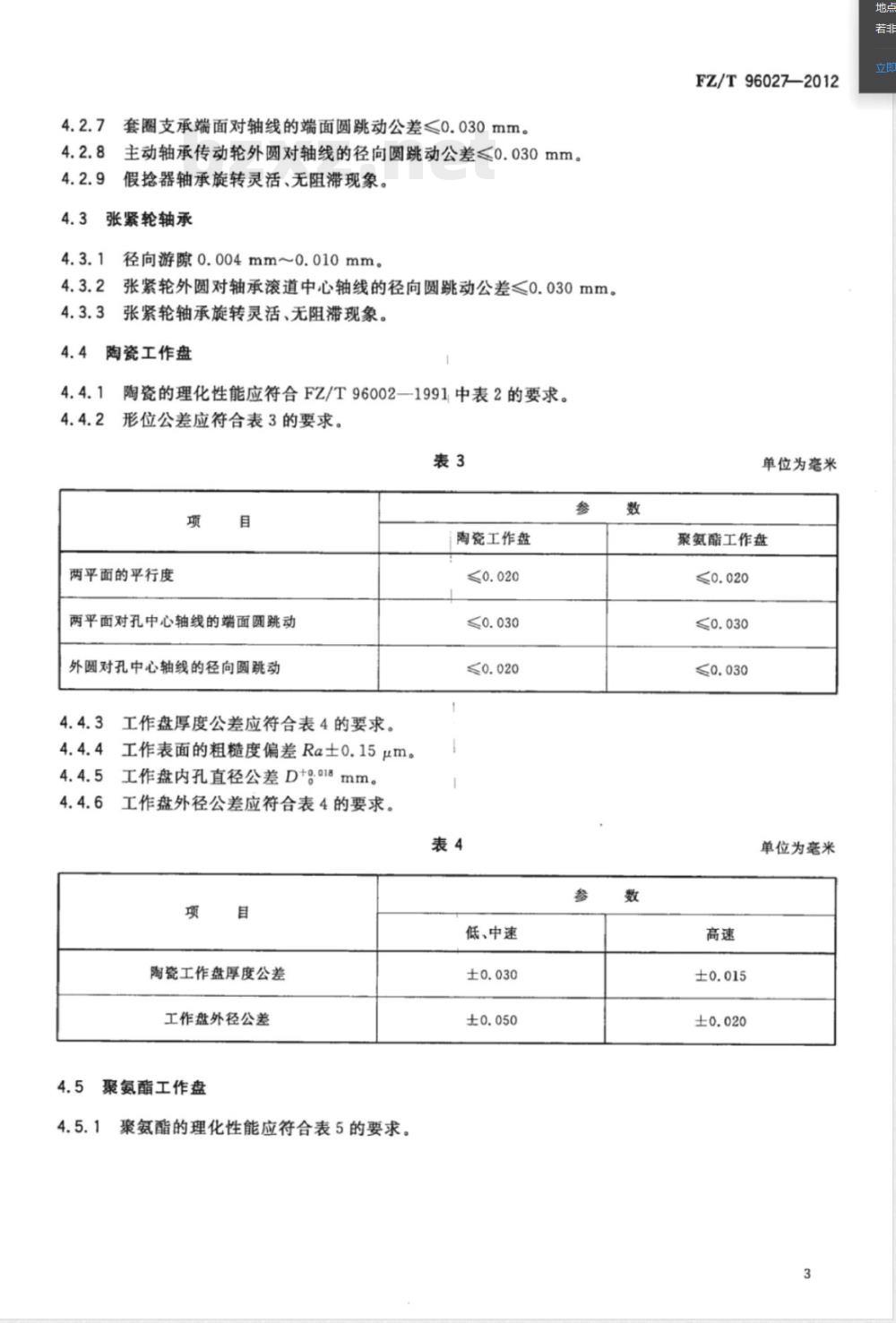 FZ/T 96027-2012摩擦盘式假捻器 