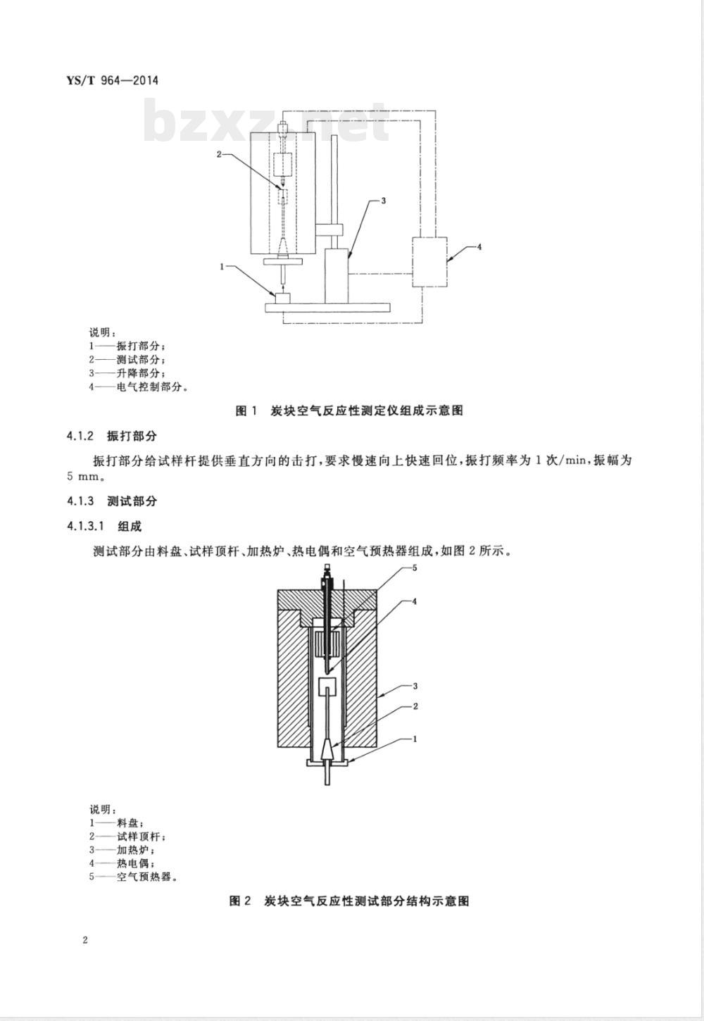 YS/T 964-2014铝用炭块空气反应性测定仪 YS/T 964-2014铝用炭块空气反应性测定仪
