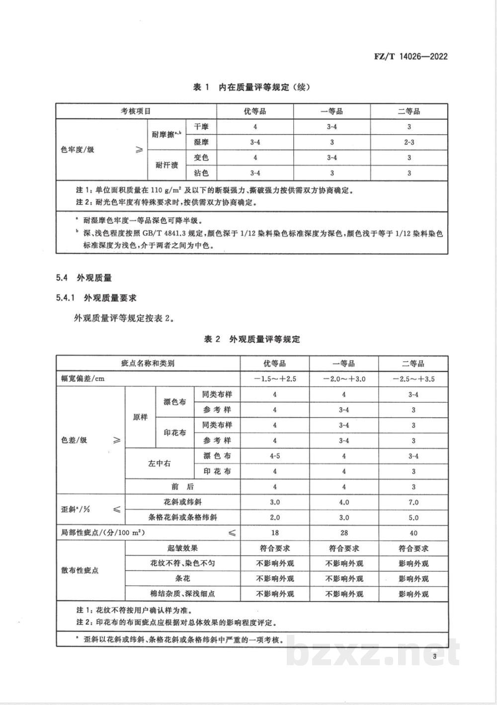 FZ/T 14026-2022棉强捻印染绉布  FZ/T 14026-2022棉强捻印染绉布