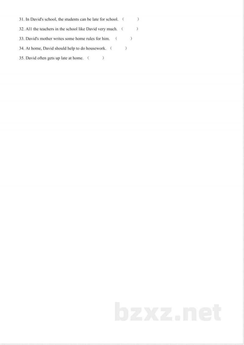 人教精通版五年级下册期中模拟测试英语试卷（原卷版）