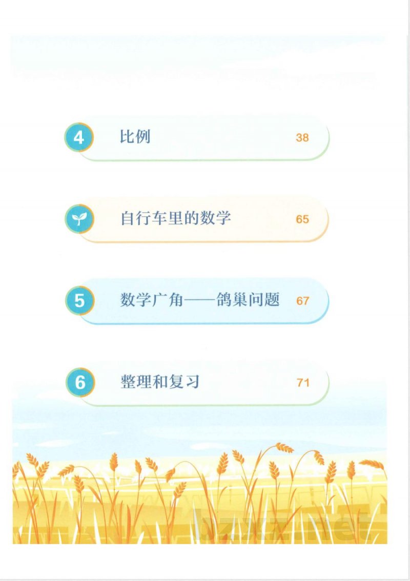 人教版数学六年级下册（全本）