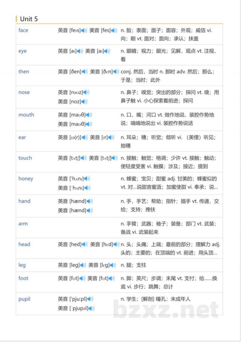 闽教版三年级起点小学英语三年级下(英语单词表) 闽教版三年级起点小学英语三年级下(英语单词表)