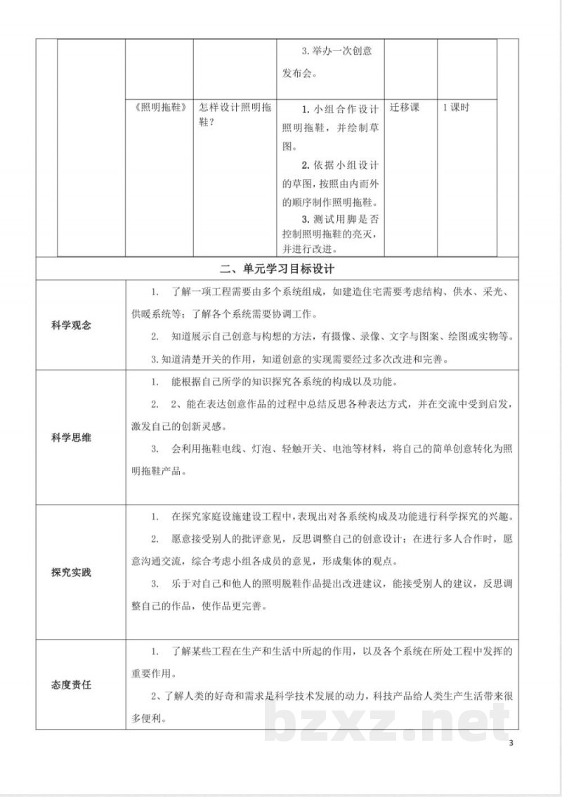 青岛版五年级科学下册第七单元创新与设计大单元教学设计 青岛版五年级科学下册第七单元创新与设计大单元教学设计