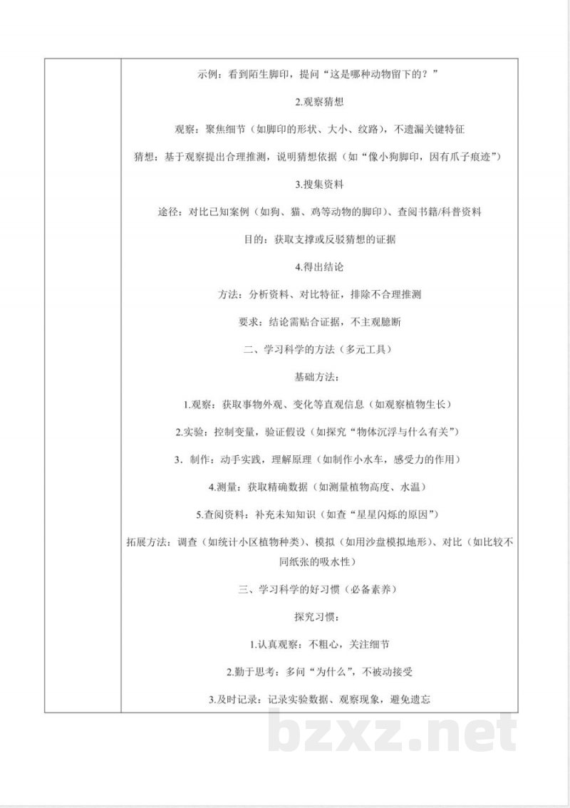 1.3 怎样学科学(教学设计)科学人教鄂教版一年级上册(新教材) 1.3 怎样学科学(教学设计)科学人教鄂教版一年级上册(新教材)