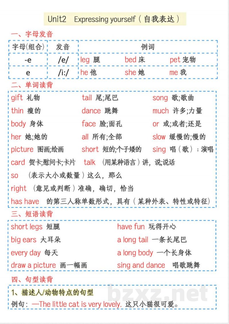 25年人教pep三年级下册英语1-6单元知识点
