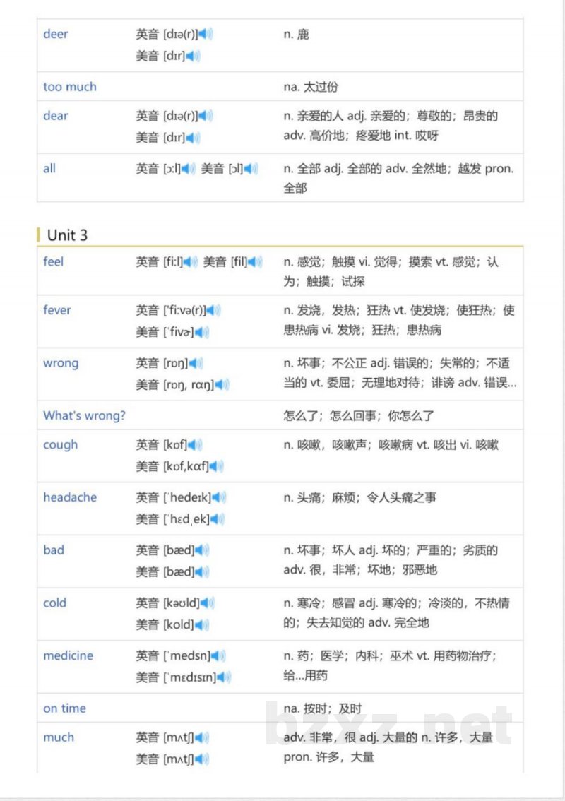 鲁科版五四学制小学英语五年级下册(英语单词表) 鲁科版五四学制小学英语五年级下册(英语单词表)