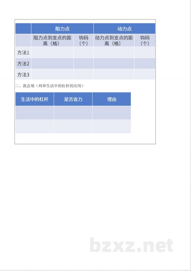 5.17 撬杠的学问（教学设计）五年级科学下册 （冀人版）