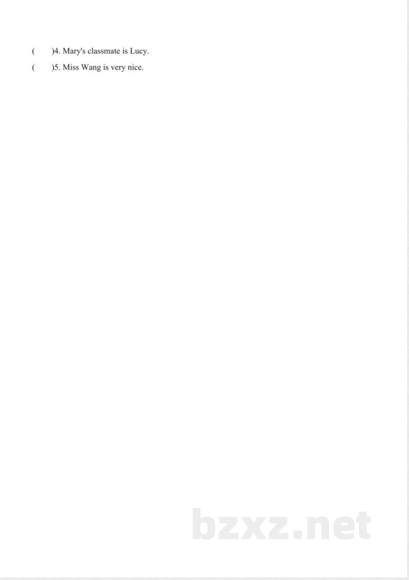 Unit 1 Hello,hello! 单元分层作业 英语Join in外研剑桥英语版三年级上册2025