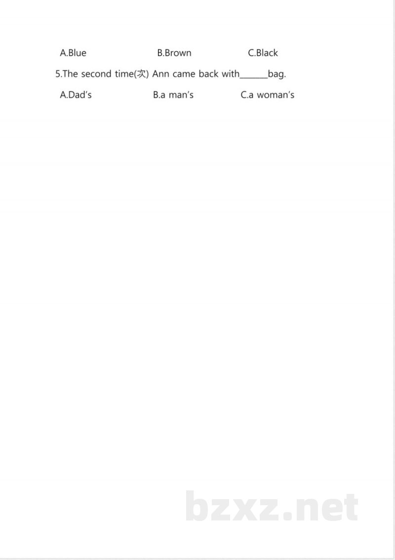 新人教PEP六年级上册英语期中试题-(含答案)