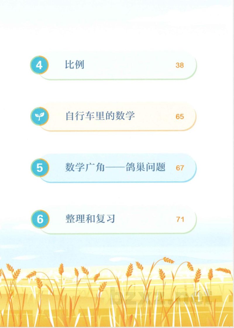 人教版六年级数学下册教科书 人教版六年级数学下册教科书