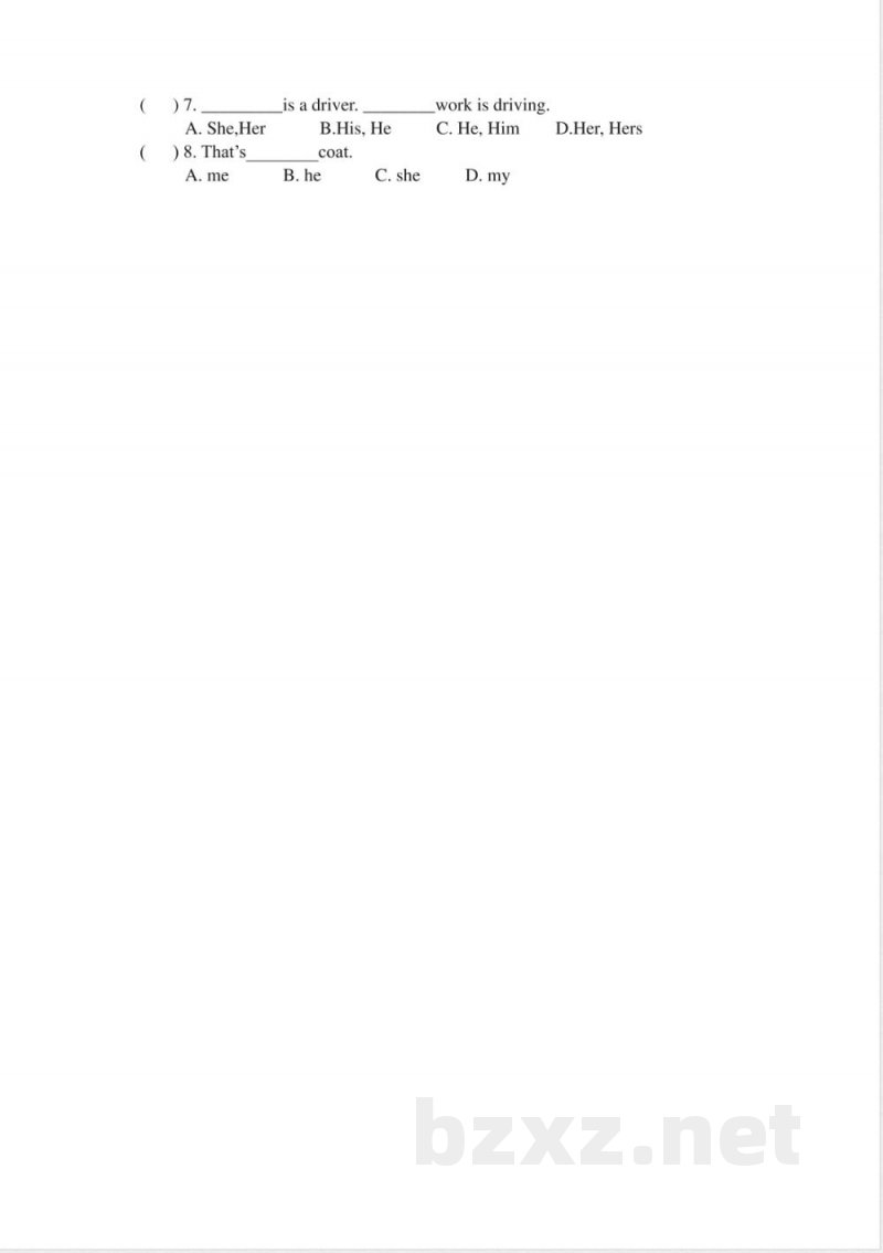 (人教新起点)五年级英语上册练习三 (人教新起点)五年级英语上册练习三