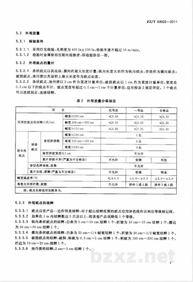 FZ/T 64002-2011复合保温材料  金属涂层复合絮片 