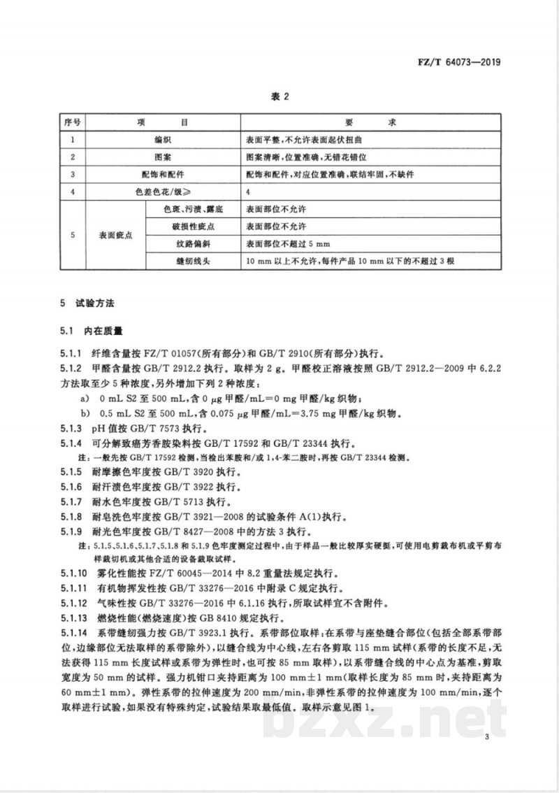 FZ/T 64073-2019编织类汽车座垫 FZ/T 64073-2019编织类汽车座垫