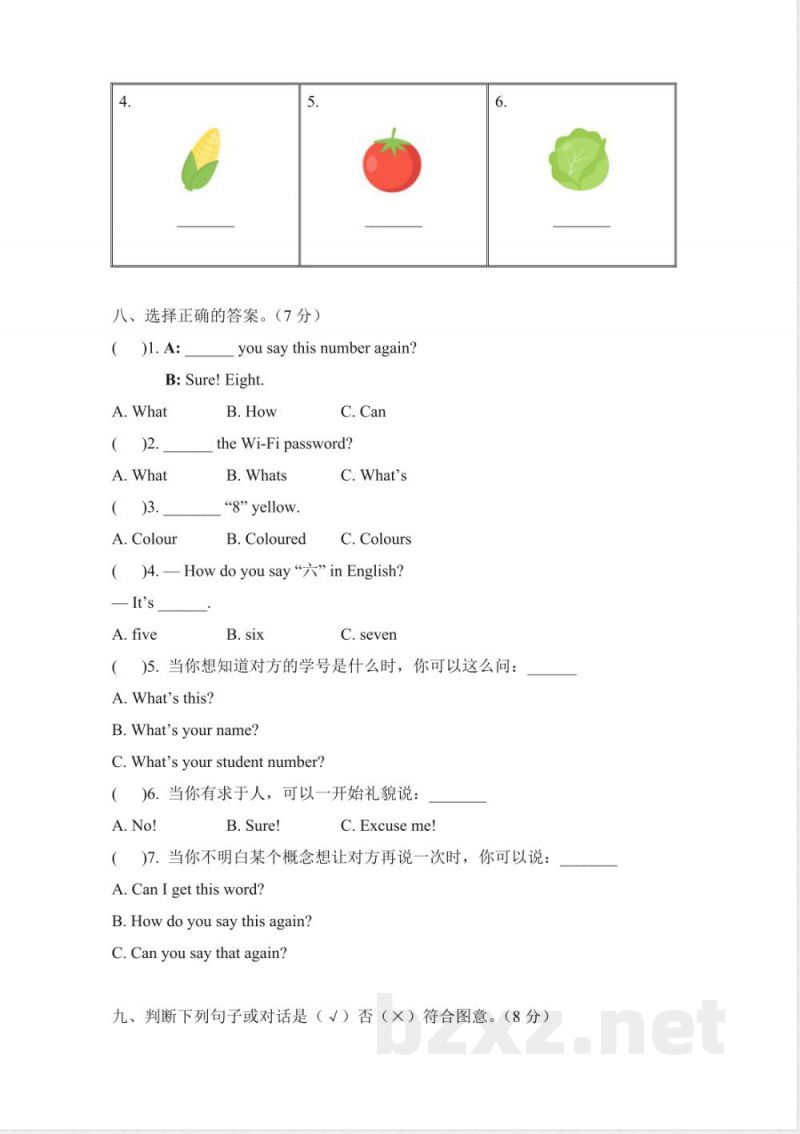 Unit 5 Set a Password（单元测试）教科版2025英语三年级上册