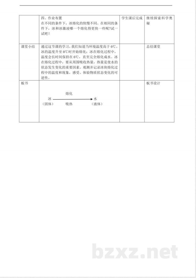 2.5《冰熔化了》教案 2025教科版科学三年级上册 2.5《冰熔化了》教案 2025教科版科学三年级上册