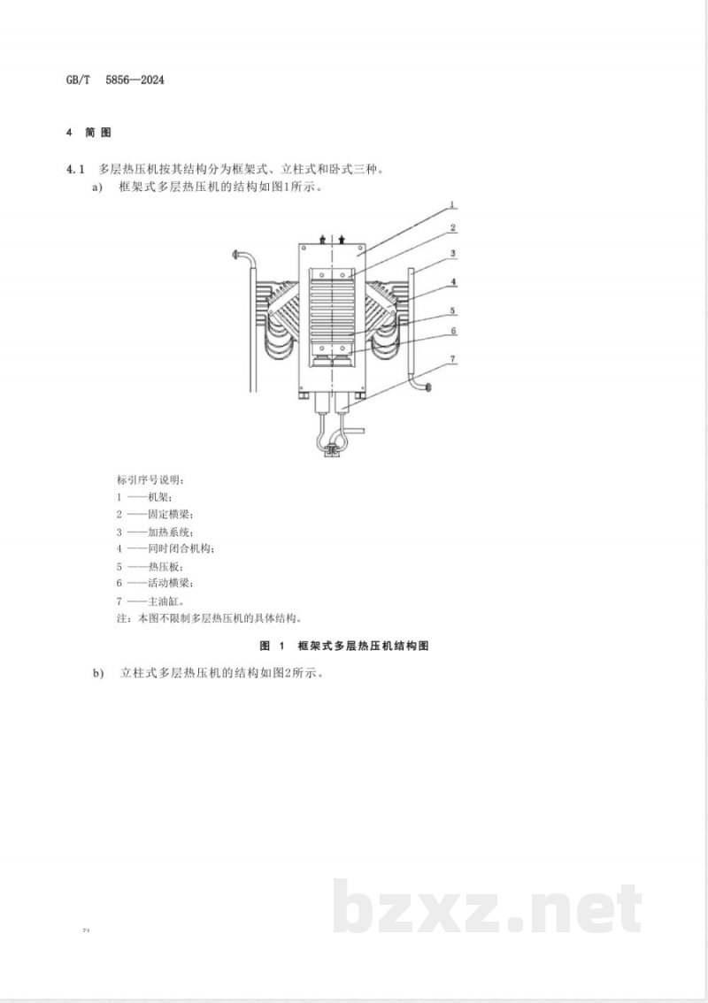GB/T 5856-2024人造板机械 热压机通用技术条件 GB/T 5856-2024人造板机械 热压机通用技术条件