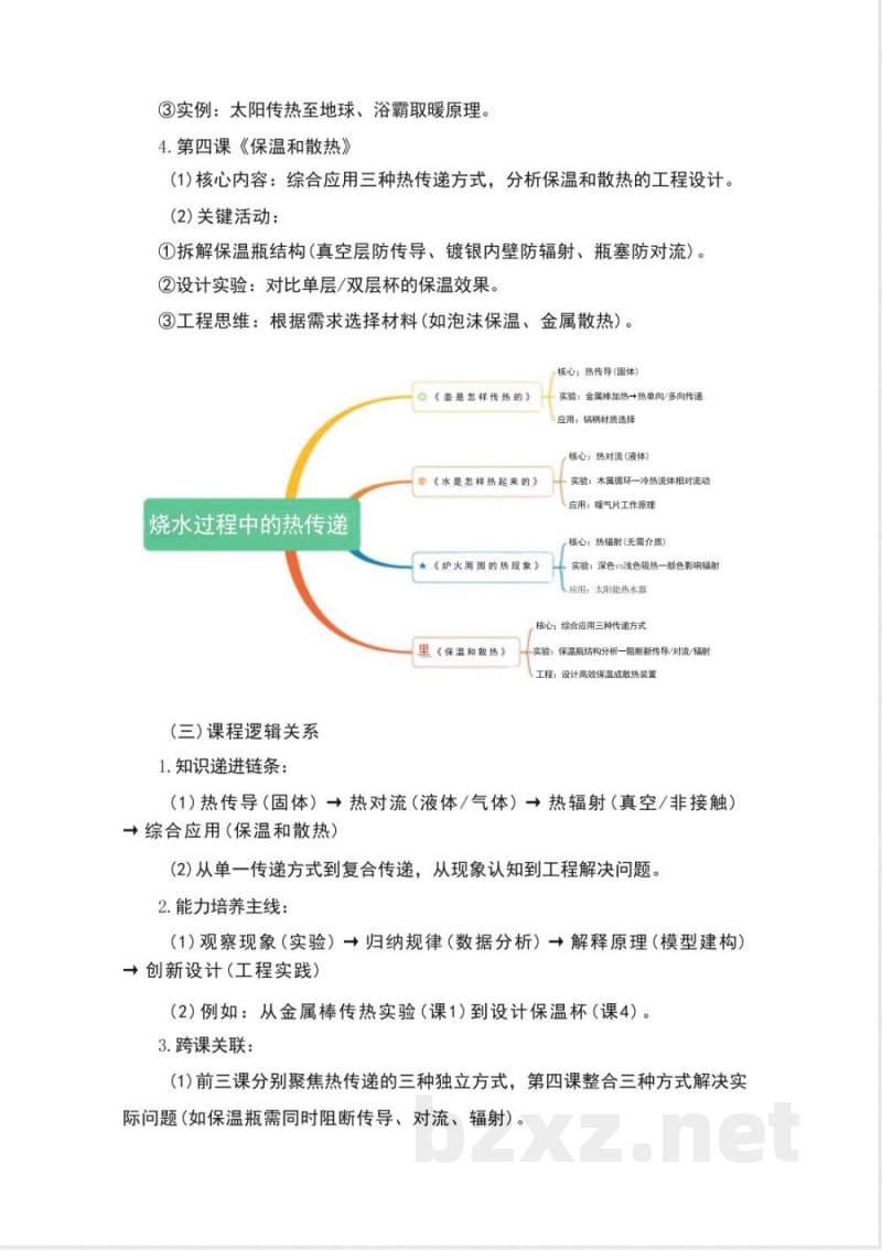 人教鄂教版科学五年级上册第一单元《烧水过程中的热传递》大单元整体教学设计