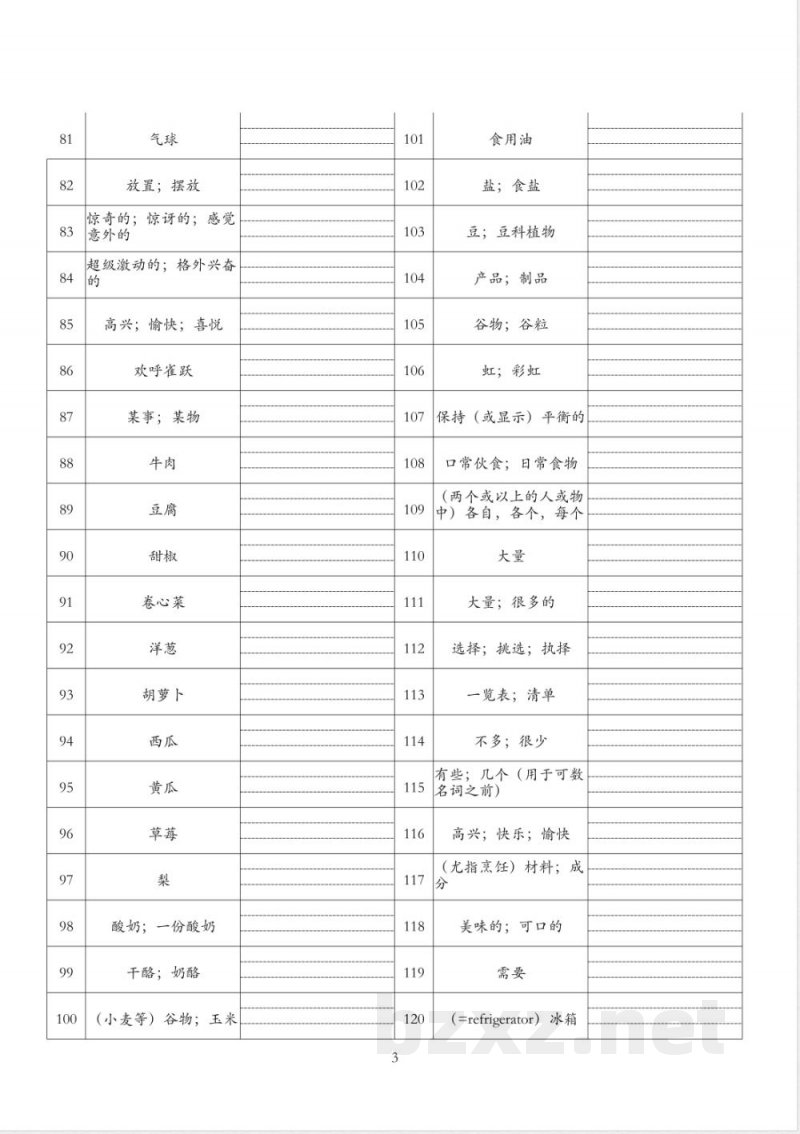 英语单词字帖默写背诵本——2024沪教版六年级上册（五四学制）